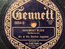 Bix & His Rhythm Jugglers   Davenport Blues/Toddlin' Blues   Gennett 5654