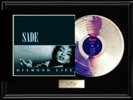 SADE DIAMOND LIFE ALBUM RARE LP WHITE GOLD PLATINUM TONE RECORD NON RIAA AWARD
