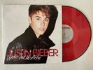 JUSTIN BIEBER Under The Mistletoe Christmas LP 2016 EX RED VINYL
