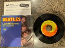 The Beatles - Lady Madonna/The Inner Light 45 w/sleeve, fan club insert VG/VG+