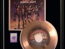 KISS FLAMING YOUTH 45 RPM GOLD METALIZED RECORD RARE NON RIAA  AWARD