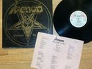 VENOM - Welcome To Hell  LP  - ORIGINAL PRESS red ink labels WITH INSERT