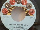 Knight Bros. TEMPTATION 'BOUT TO GET ME (SOUL 45) #1107 PLAYS VG++ NO NOISE