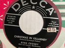 Bing Crosby Christmas In Killarney / It's Beginning To Look Like Christmas 45