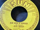 Sun Label Elvis Presley BLUE MOON OF KENTUCKY 45 1955 Original