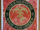 QUEENSRYCHE Rage For Order Original 1986 Vinyl LP EMI ST 17197 1st US Press VG+
