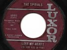 Doo Wop 45 THE SPIRALS My Humble Prayer / Lost My Heart LUXOR Hear  R&B