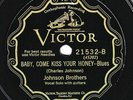 Victor #21532: Johnson Brothers-Baby Come Kiss Your Honey/Old Timer From E clean