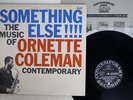 ORNETTE COLEMAN SOMETHING ELSE THE MUSIC OF CONTEMPORARY LAX-3024 JAPAN VINYL LP