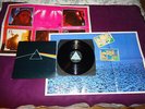 LP PINK FLOYD / DARK SIDE OF THE MOON/ SOLID BLUE 1ST UK 1973 POSTERS + STICKERS