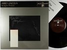 Abbey Lincoln - Straight Ahead LP - Jazz Man - JAZ 5043 VG++ Autograph