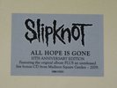 Slipknot All Hope Is Gone 2× LP Silver Marbled vinyl + CD 10th Anniversary Edit.