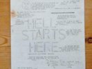 HELL STARTS HERE UK 1982 HARDCORE ANARCHO PUNK FANZINE OMEGA TRIBE DESTRUCTORS