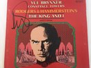 The King and I 1977 signed Yul Brynner cover, album, sleeve, program, ticket