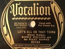 VOCALION 03154; MINNIE WALLACE AND HER NIGHTHAWKS Pick ‘Em and Put ‘Em Down
