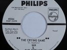 Rock 45 IAN & THE ZODIACS The Crying Game PHILIPS VG+/VG++ promo HEAR