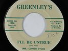 Rockabilly 45 CONNIE DYCUS I'll Be Untrue GREENLEY'S VG+ HEAR