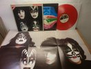 KISS DYNASTY 70s LP MINT- RED VINYL + Rare Poster + Hardrock