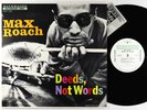Max Roach Quintet - Deeds, Not Words LP - Riverside - RLP 1122 VG++ Autograph