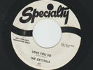 DOOWOP R&B - CRYSTALS - LOVE YOU SO  /  IN THE DEEP  -HEAR 1959 PROMO SPECIALTY