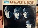 BEATLES Meet the Beatles  1964 MONO T 2047 Vinyl LP Capitol Rainbow Label (VG+)