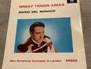 DECCA SXL 2122 EREDE   MARIO DEL MONACO   GREAT TENOR ARIAS