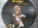 Picture disc : JIMI HENDRIX : Last night 