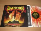 Benediction SPLATTER VINYL LP - Subconscious Terror / 1990 GERMAN PRESS in MINT