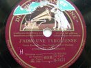 78rpm COMEDIAN HARMONISTS - J'aime une Tyrolienne / Au Revoir RARE GRAMOPHONE