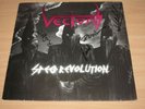Vectom SIGNED LP - Speed Revolution / 1985 AUTOGRAPHED PRESS in VG