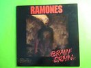 THE RAMONES BRAIN DRAIN  LP EX ORIGINAL SIRE PRESS / PET SEMATARY PUNK