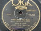 78rpm Blues Lillie Delk Christian Okeh 8660 Baby /Must Have That Man VG