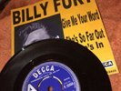 BILLY FURY - RARE 7” DECCA DEMO & PICTURE SLEEVE ( SHE’S SO FAR OUT SHE’S IN )45