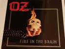 OZ - FIRE IN THE BRAIN LP VINYL - FINNISH HEAVY METAL 1st PRESS
