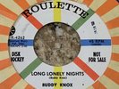 VG++ ROCKABILLY 45 BUDDY KNOX / LONG LONELY NIGHTS / STORM CLOUDS ROULETTE 4262