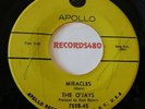 The O'Jays 45 Apollo 759 Can't Take It / Miracles