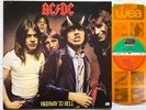 AC/DC . Highway to Hell LP original YELLOW Germany 1979   Metallica Slayer Sodom