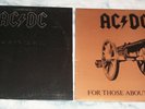 AC/DC Back In Black / For Those About To Rock 2 Vinyl Record LP NM