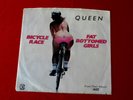 QUEEN  FAT BOTTOMED GIRLS  BICYCLE RACE  RECORD  NEAR MINT  SLEEVEVG+ ROCK