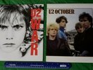 Lp 1981 U2 October + promo WAR Vinyl Album Original Press Record 2 LOT