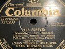 78 Rpm; Anson Weeks; Pals Forever & The Knickerbockers; Painting The Clouds With