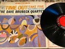DAVE BRUBECK QUARTET- Time Out -LP COLUMBIA CS 8192 US 1960 6-EYE ST Take Five
