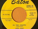 ANN COLE IN THE CHAPEL / EACH DAY  BATON ORIGINAL NORTHERN SOUL 45RPM RARE EX