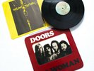 ORIGINAL 1971 WINDOW COVER THE DOORS LA WOMAN VINYL LP JIM MORRISON RARE