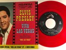 Elvis Presley / Viva Las Vegas & What'd I'd Say / RCA Red Vinyl 45 w PS / Mint