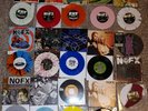 punk rock 7 Inch lot. Nofx Tiger army old firm casuals. Bad cop bad cop colored