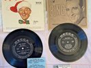 Bing Crosby Best of Bing & Merry Christmas Compact Jukebox EP's, used w/ strips