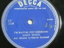 DANNY RIVERS I'm Waiting For Tomorrow. DEMO single sided.DECCA CP 2218. 1960