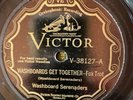 Victor 38127 Washboard Serenaders WASHBOARDS GET TOGTHER 1930  jazz 78 rpm V+/E-