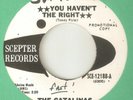 THE CATALINAS You Havent The Right Tick Tock SCEPTER DJ BEACH  NORTHERN SOUL 45